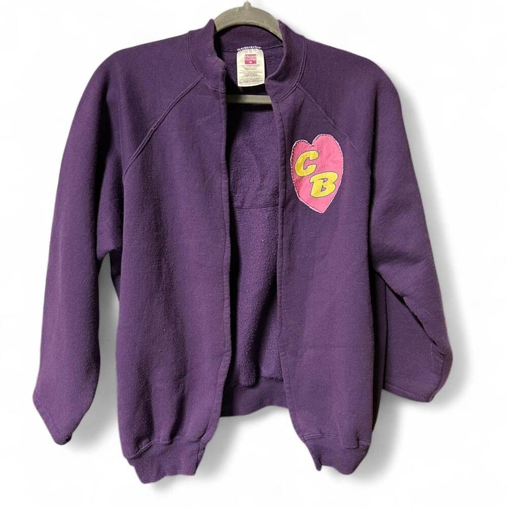 Niche vintage upcycled in the 80s Conrad Birdie fan club cardigan sweater size L